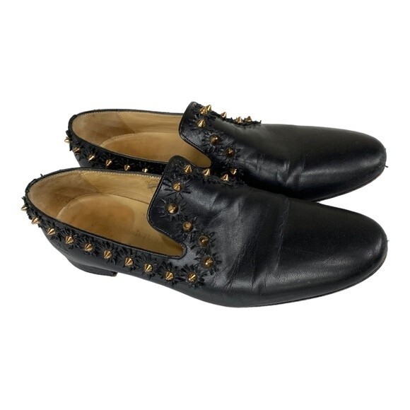 Melvin & Hamilton Claire 1 Black Studded Loafers size 37 - Picture 3 of 13